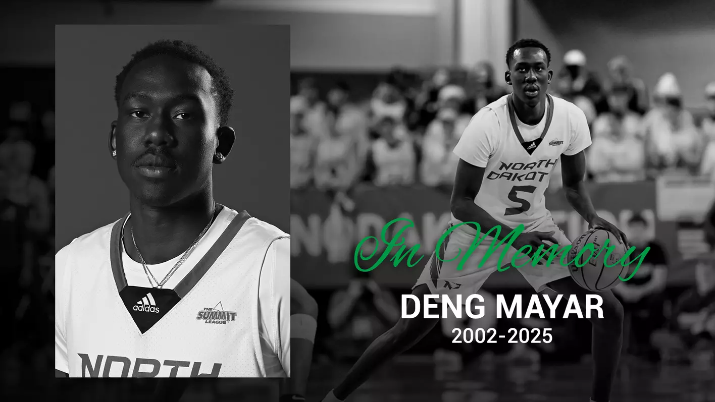 University of Nebraska-Omaha basketball player Deng Mayar tragically lost his life in a drowning accident at Blackridge Reservoir in Utah (Image Credit: North Dakota Athletics)