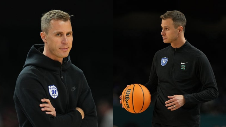Duke Blue Devils head coach Jon Scheyer. Source: Imagn (Bob Donnan)