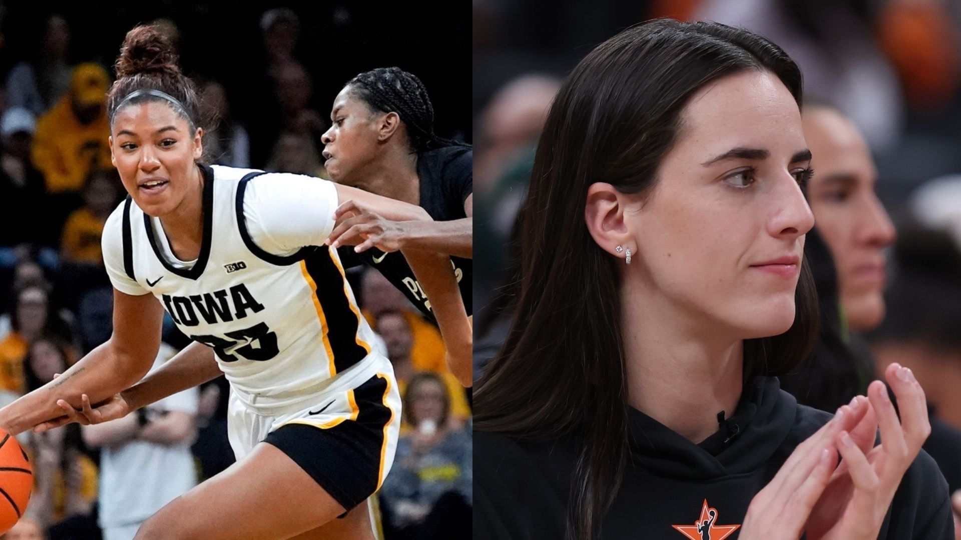 Iowa's Jada Gyamfi Drops 3-Word Message While Enjoying Caitlin Clark’s Fever Take On Chicago Sky