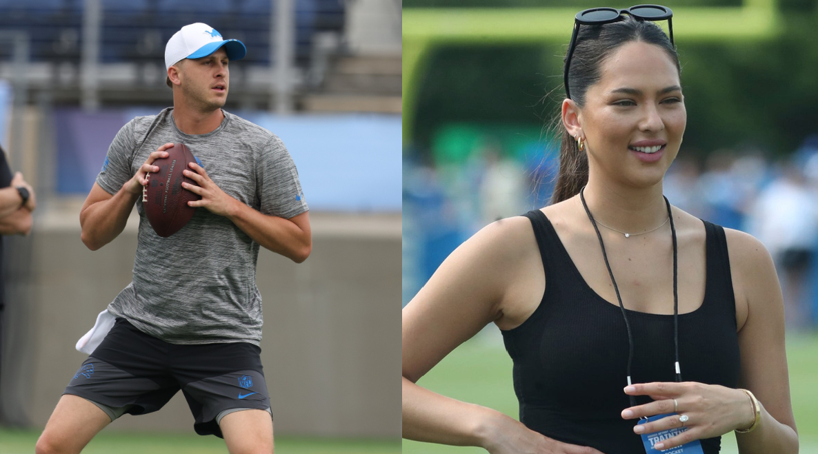 Jared Goff’s Wife Christen Harper Poses In Green-White Bikini in Latest SI Photoshoot