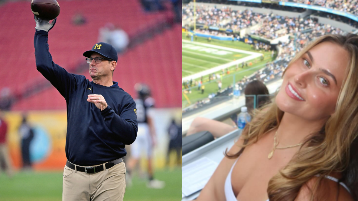 Jim and Grace Harbaugh (source: Imagn, Grace Harbaugh's IG)