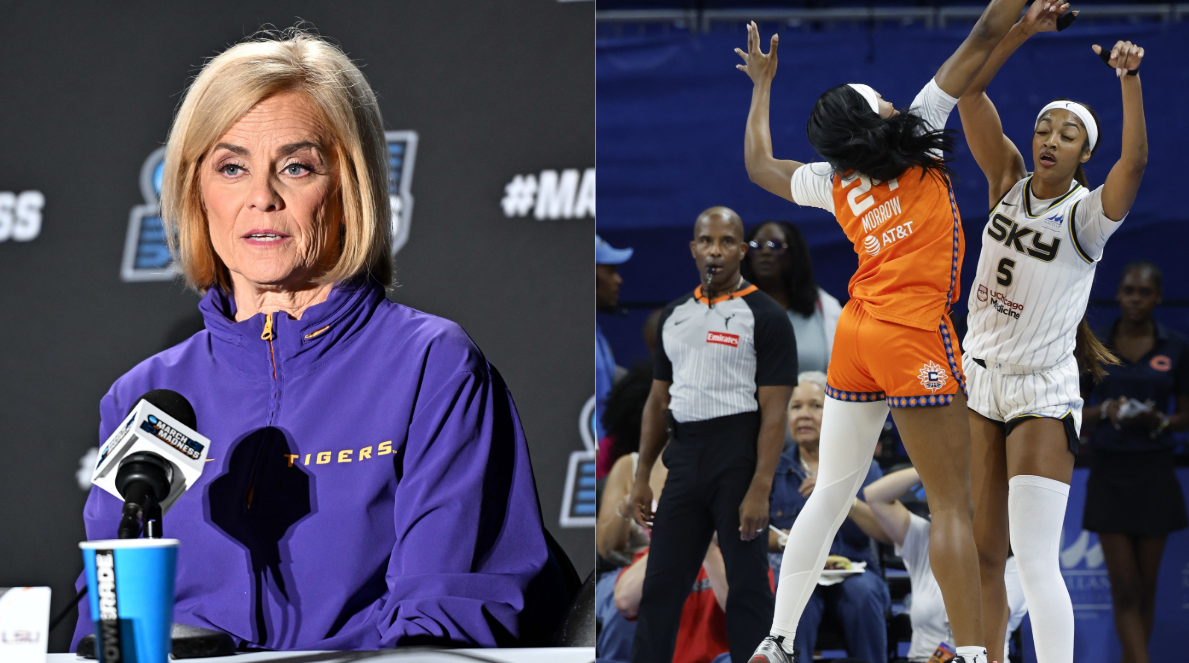LSU HC Kim Mulkey Drops 2-Word Reaction As Angel Reese Clashes Against $500,000-worth Former Teammate