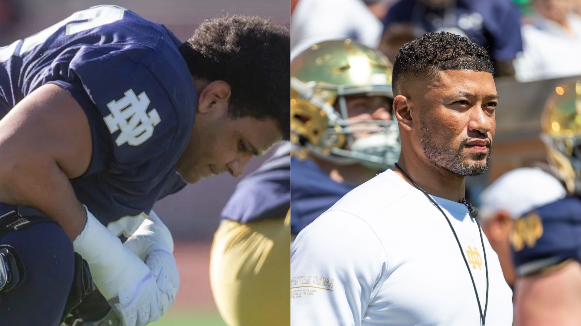 Marcus Freeman Gives Key Injury Updates on Notre Dame TE Cooper Flanagan, OL Charles Jagusah Ahead of Fall Camp Push