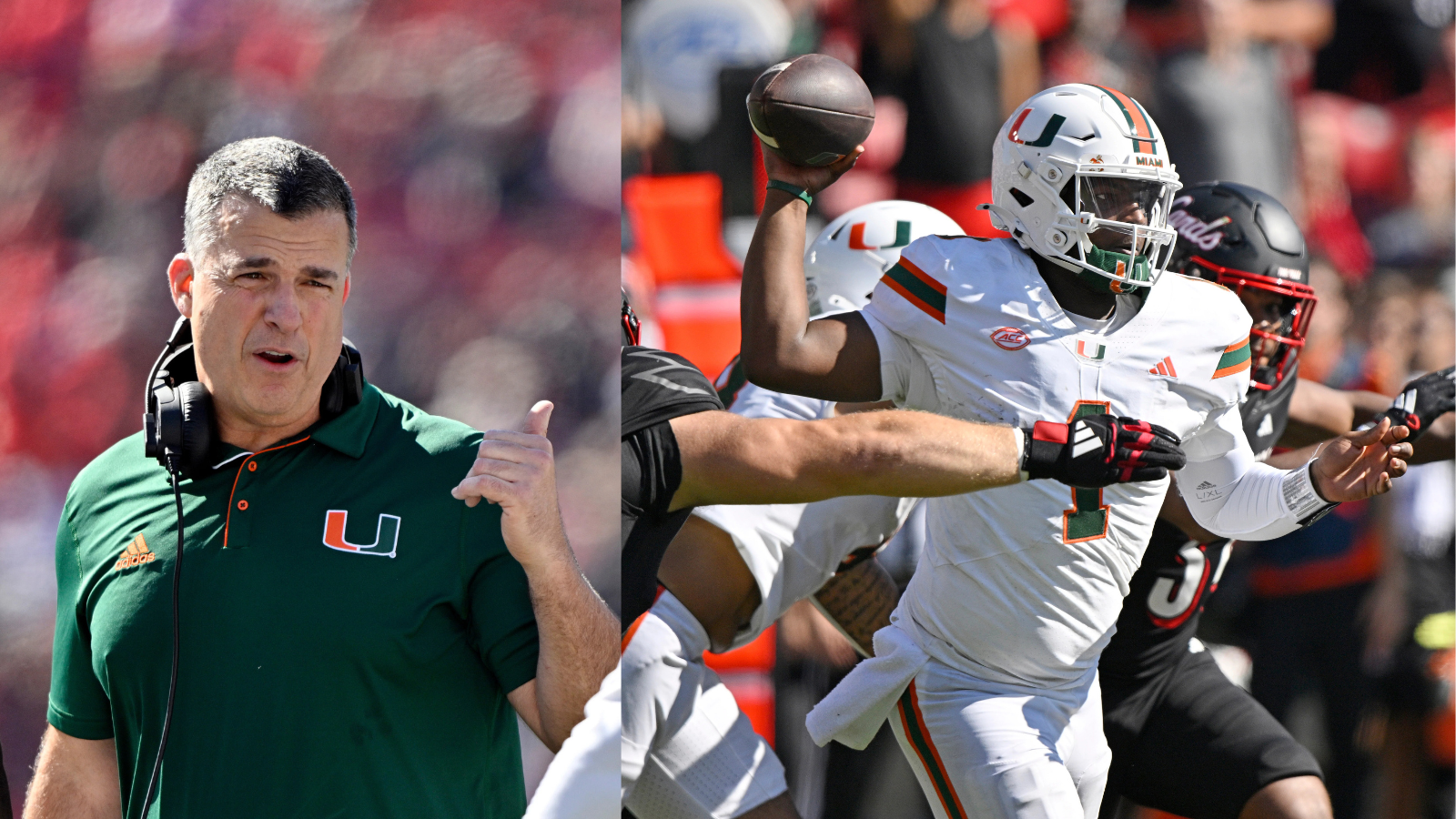 Miami coach Mario Cristobal welcomes a big freshman class with some work to do in 2025, including replacing QB Cam Ward. (Photo Credits: IMAGN)