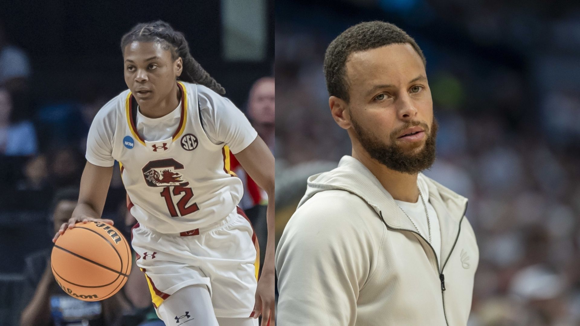 MiLaysia Fulwiley Reacts as Stephen Curry, Azzi Fudd, Quincy Olivari, and Others Share Memorable Curry Camp Moment