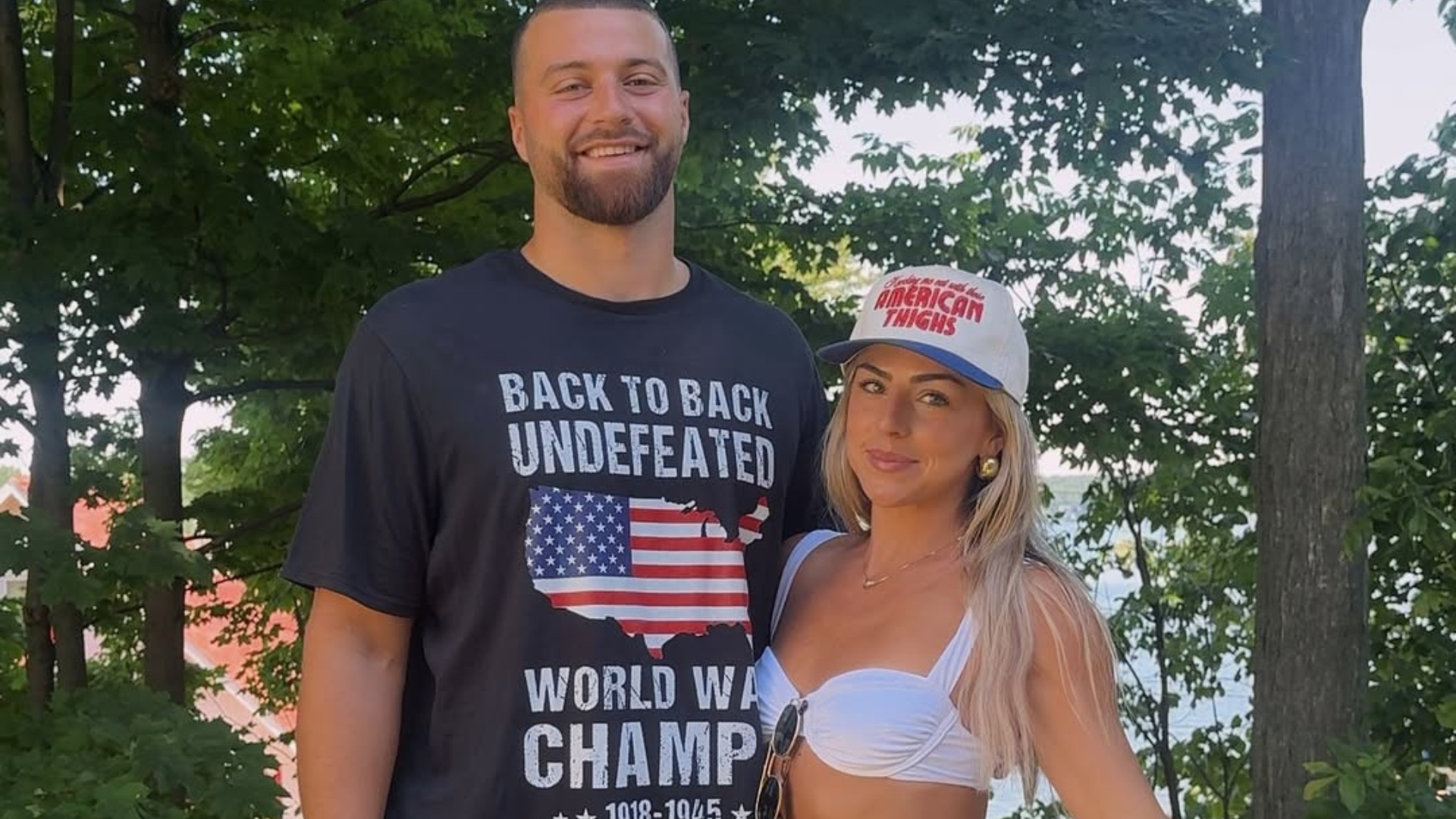 Jake Ferguson and Haley Cavinder. - Source: @haleycavinder on Instagram