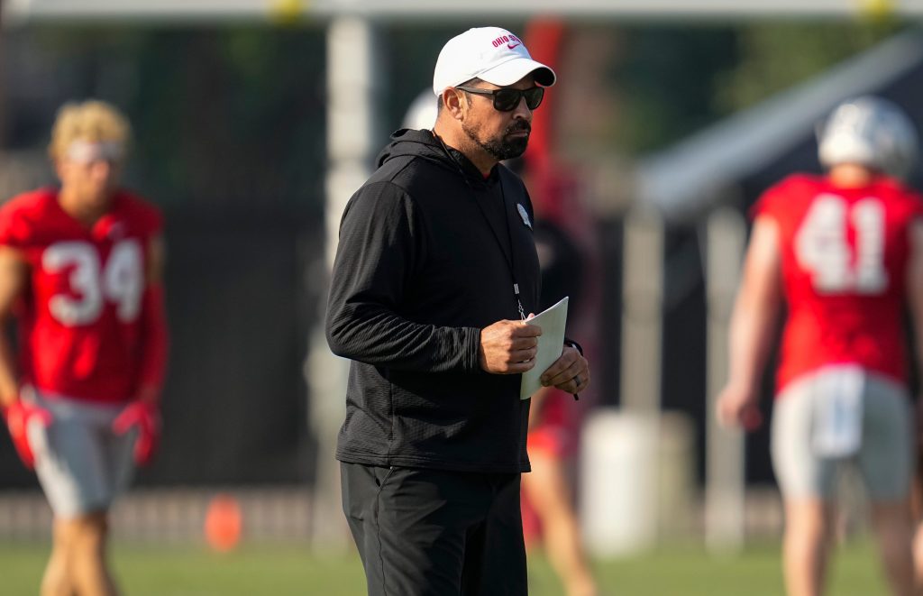 Ohio State coach Ryan Day