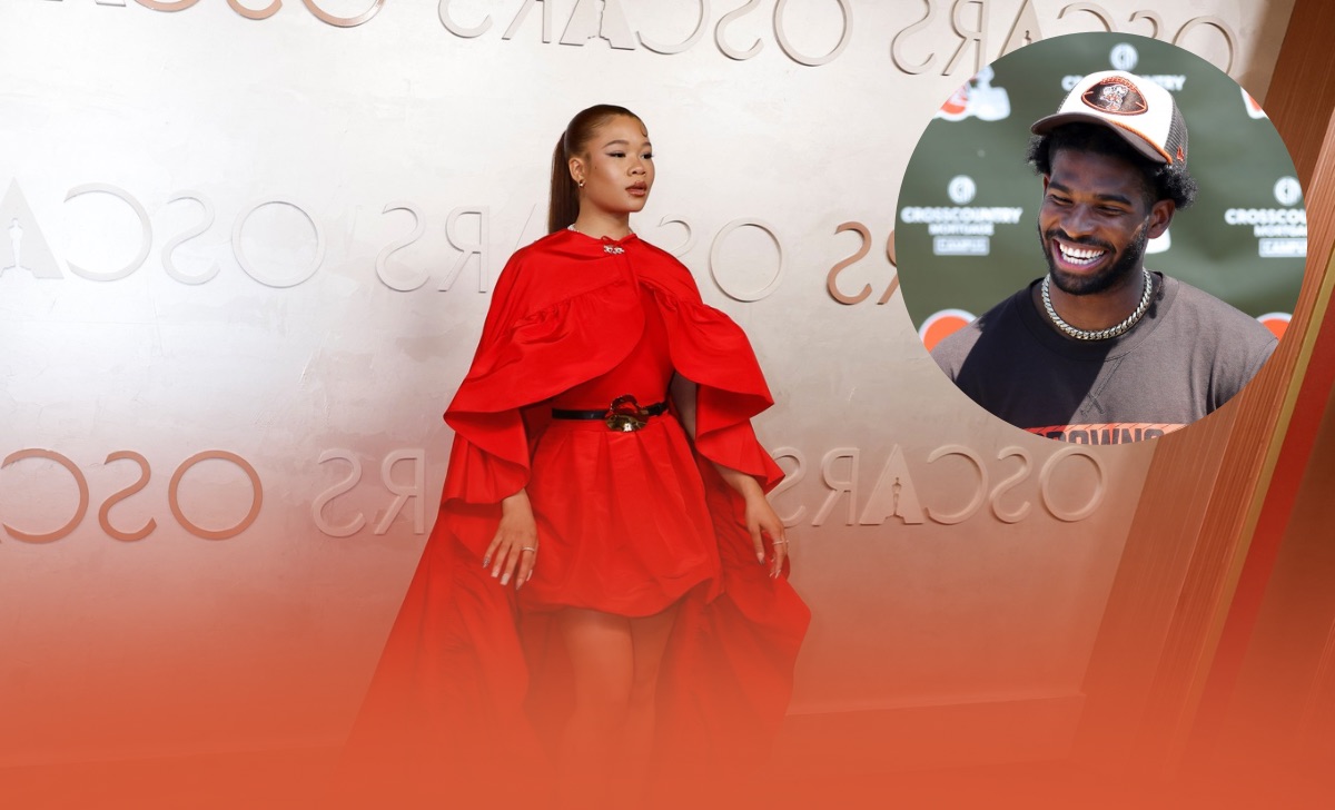 Storm Reid | Shedeur Sanders [Inset] (Credits: Imagn)