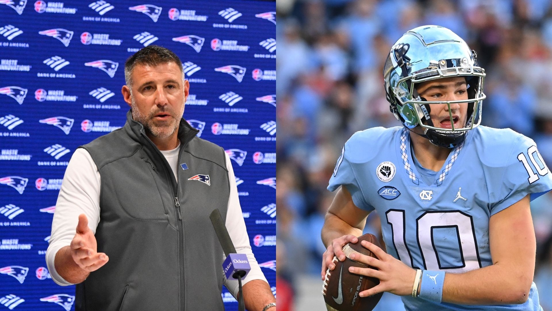 Someone Said It Was Like The Trump Gunshot Wound' - Drake Maye On Patriots HC Mike Vrabel's Bleeding Cheek