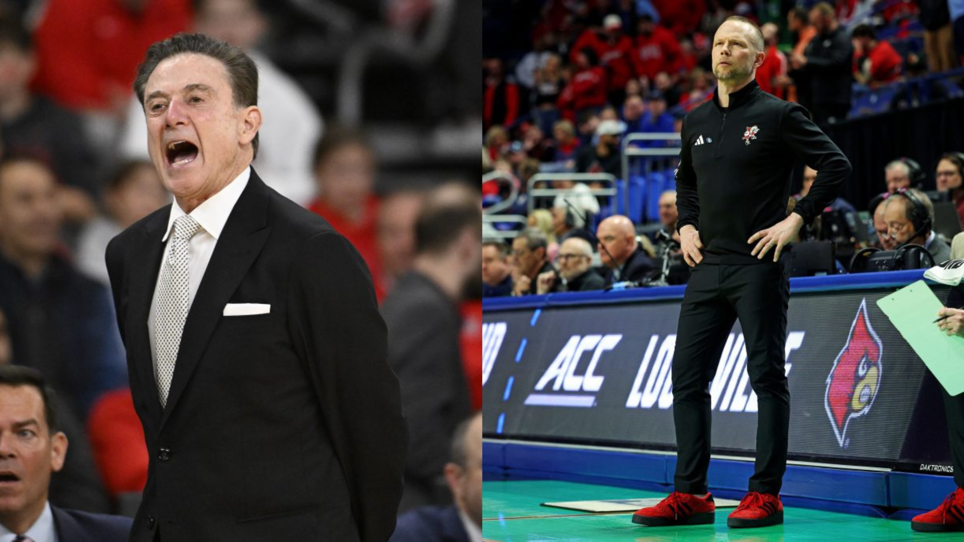 Rick Pitino and Pat Kelsey. - Source: Imagn