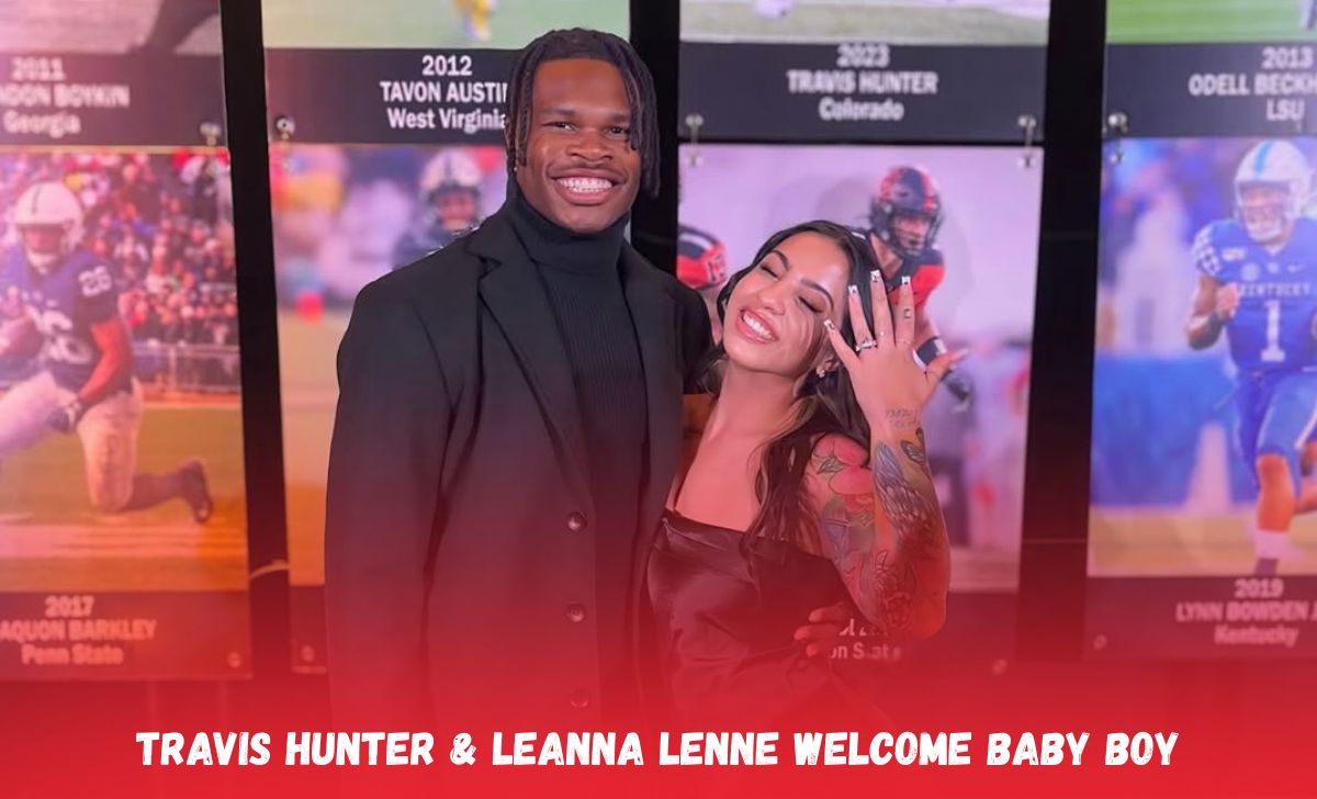Travis Hunter’ WITH Wife Leanna Lenee (IG @leannalenne)