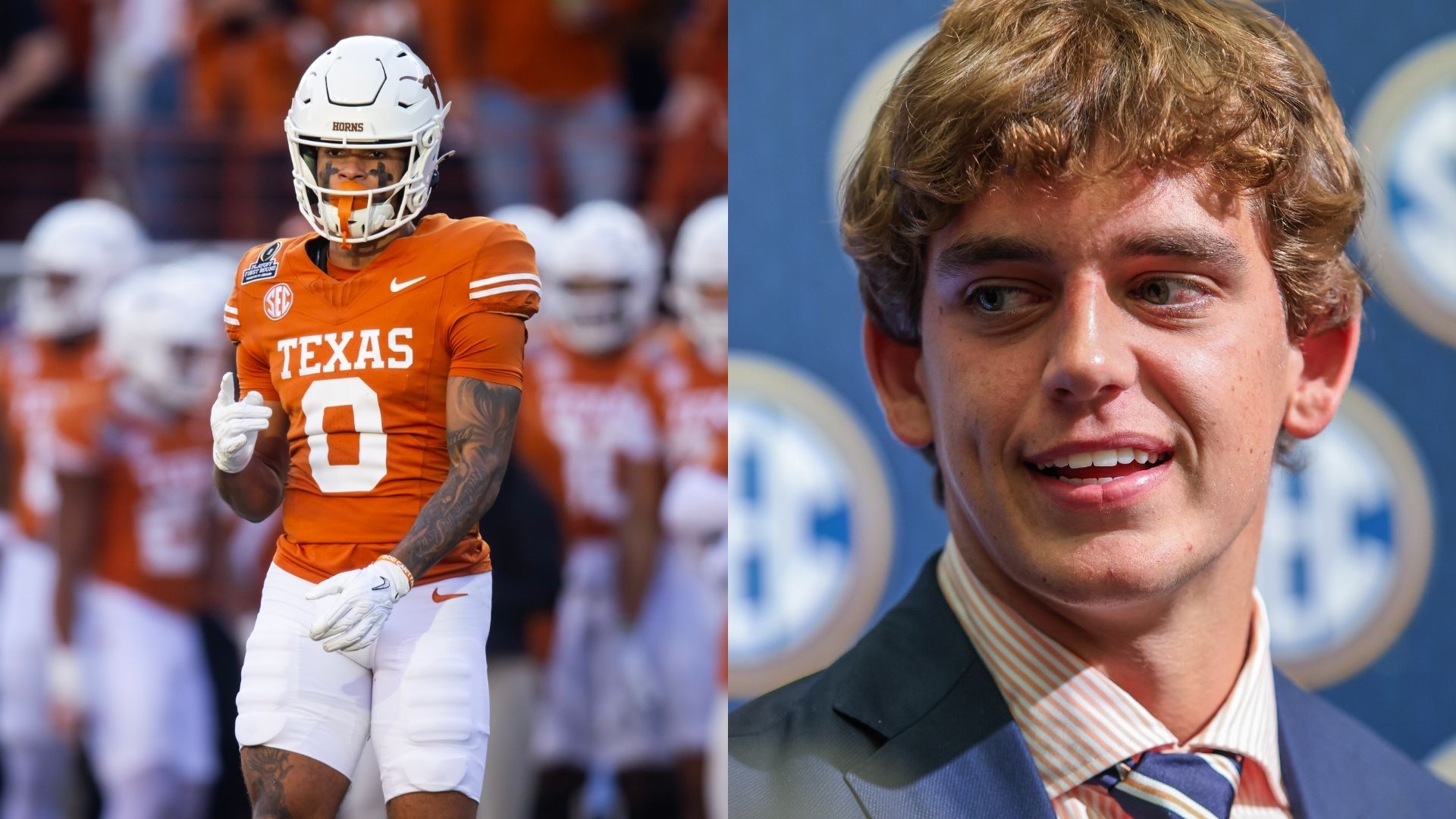 “Typical Texas Clownery”: Fans Pushback Over DeAndre Moore’s Cryptic Take on Arch Manning vs Quinn Ewers Debate