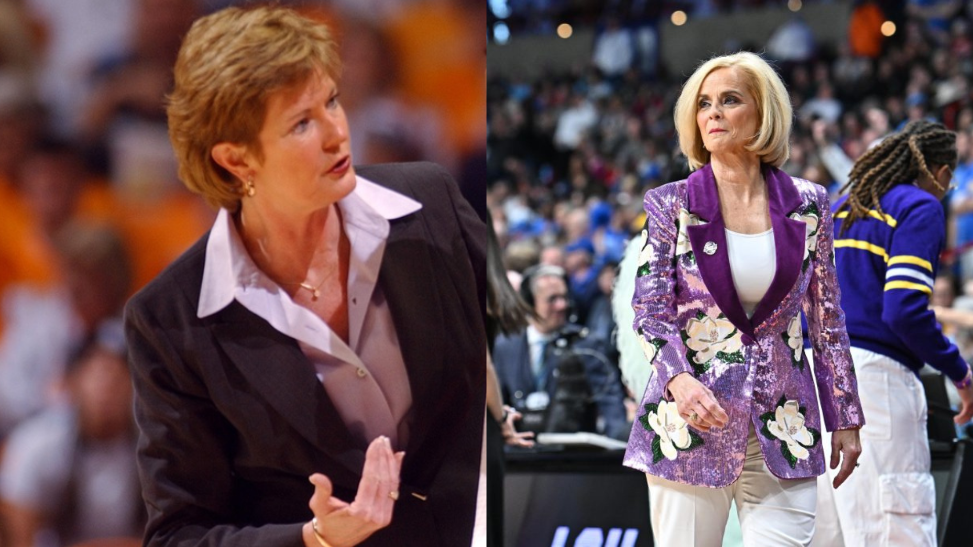 Pat Summitt and Kim Mulkey. - Source: Imagn