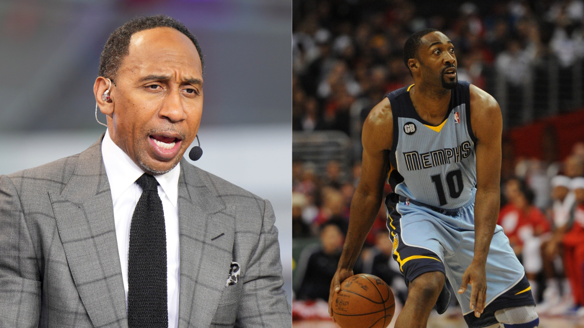 Stephen A. Smith and Gilbert Arenas