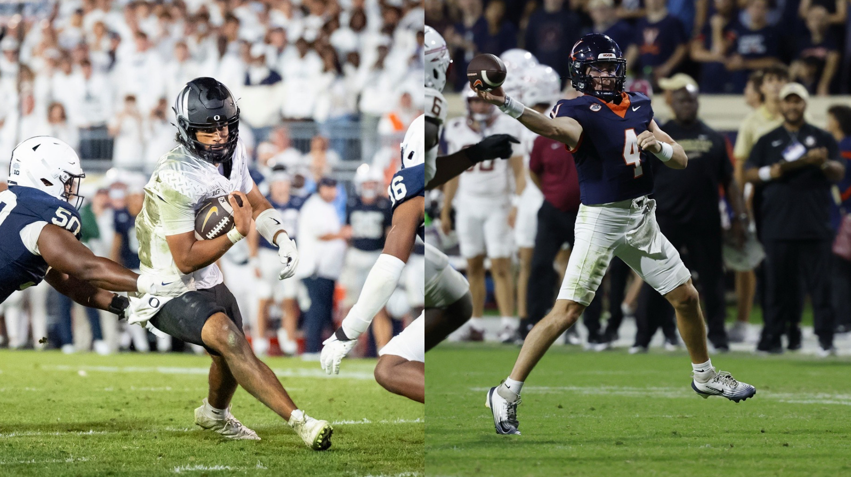 College Football Week 5 Upsets: Biggest Winners and Losers as Oregon Stuns Penn State, Virginia Overcomes FSU