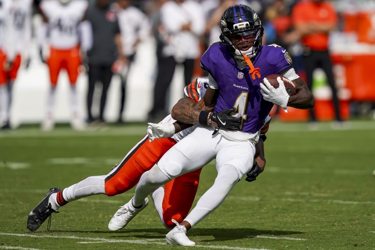 “Did Lamar Forget Zay Flowers Exists?”: Baltimore WR Ripped by Fans for First-Half Disasterclass in Prime Time MNF Clash With Detroit