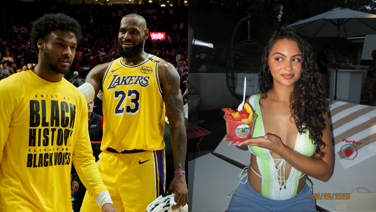 Bronny and LeBron James, and Parker Whitfield. - Source: Imagn, https://www.instagram.com/p/DOHfQvDku1G/?img_index=2