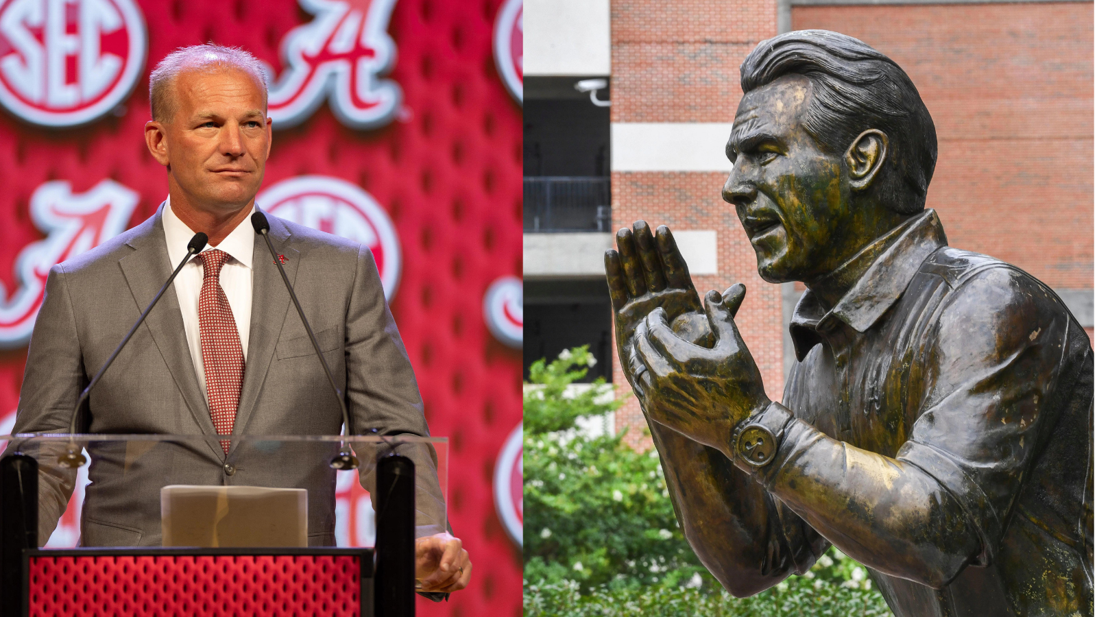 Could Kalen DeBoer, if he can't fill Nick Saban's giant shoes, replace Mike Gundy? (Photo Credits: IMAGN)