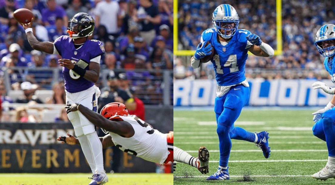 NFL Fantasy Start 'Em, Sit 'Em: Top Picks For Ravens vs Lions' MNF Matchup ft. Zay Flowers, Amon-Ra St. Brown and More