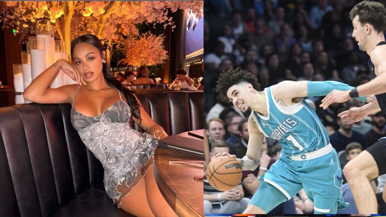 IN PICS: LaMelo Ball's GF Ana Montana Poses In Powder Blue Bikini During Scenic Italy Getaway