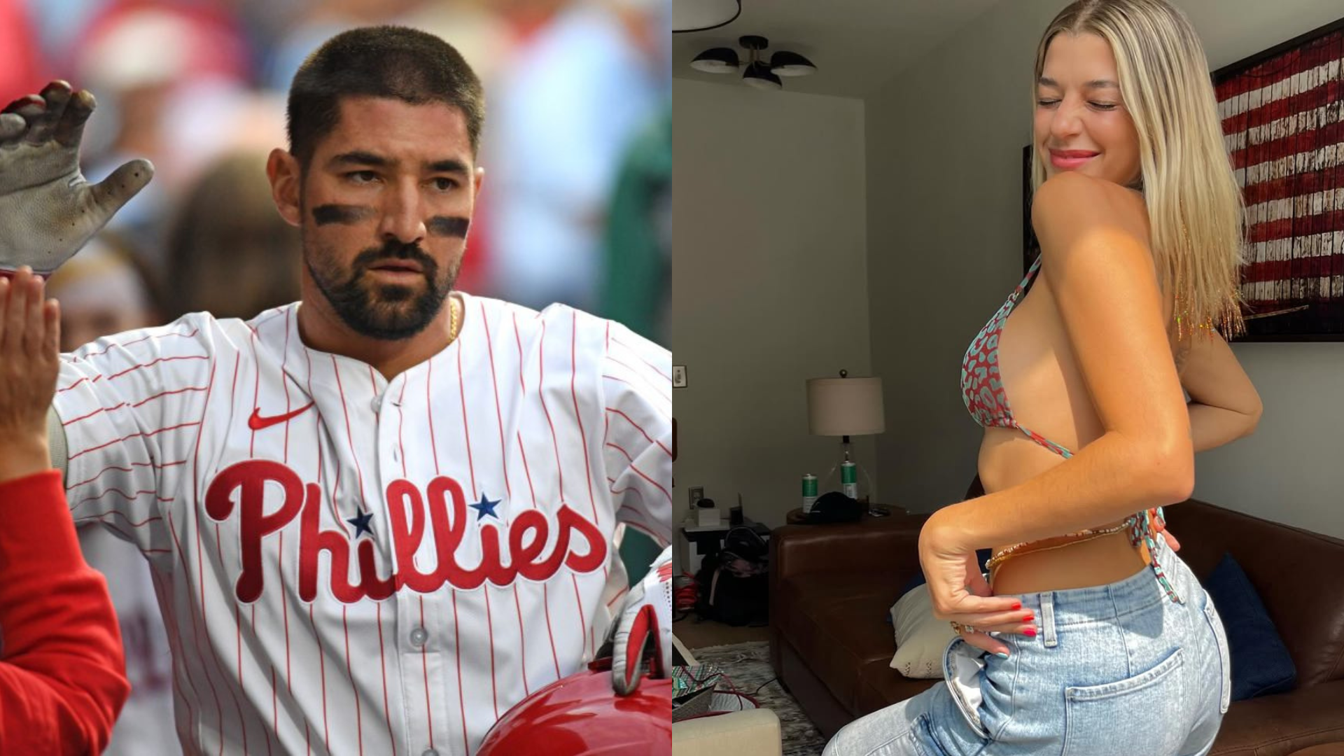Nick and Jaqueline Castellanos. - Source: Imagn, https://www.instagram.com/p/DK0J4Vsu5xC/?img_index=4