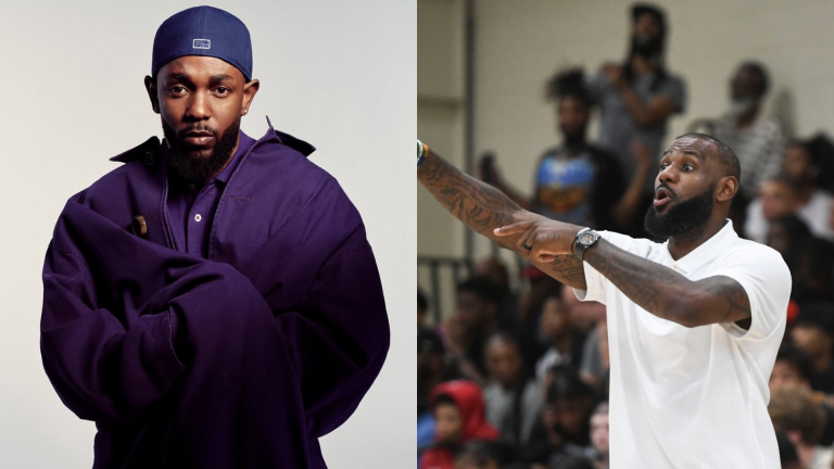 Kendrick Lamar and LeBron James. - Source: Imagn, https://www.instagram.com/p/DFLyCbrzWqW/?hl=en