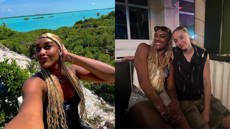 Aaliyah Edwards and Paige Bueckers. - Source: https://www.instagram.com/p/DPRxPGIEpLY/?img_index=11