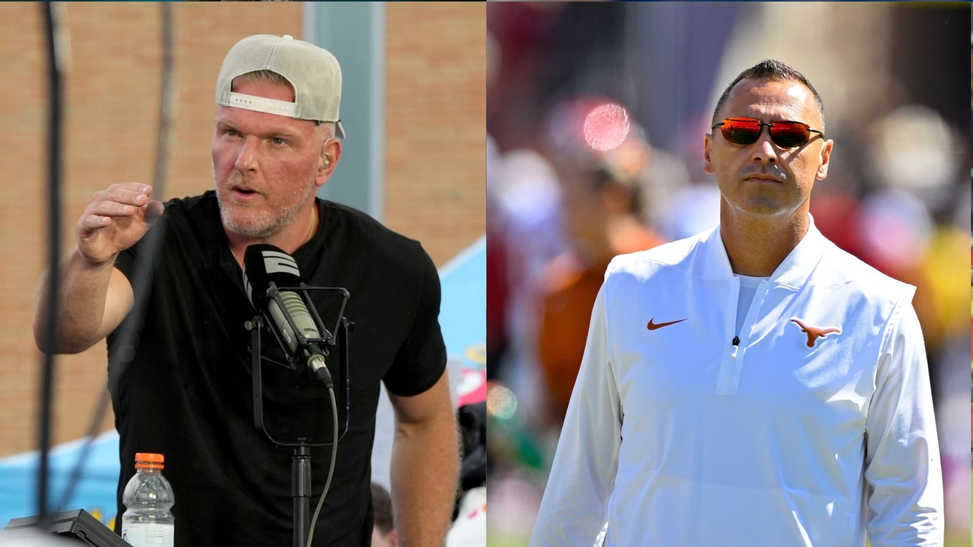 Pat McAfee Drops 2-Word Reaction on Steve Sarkisian’s Texas Roasting Rivals Oklahoma Sooners Post Devastating Defeat