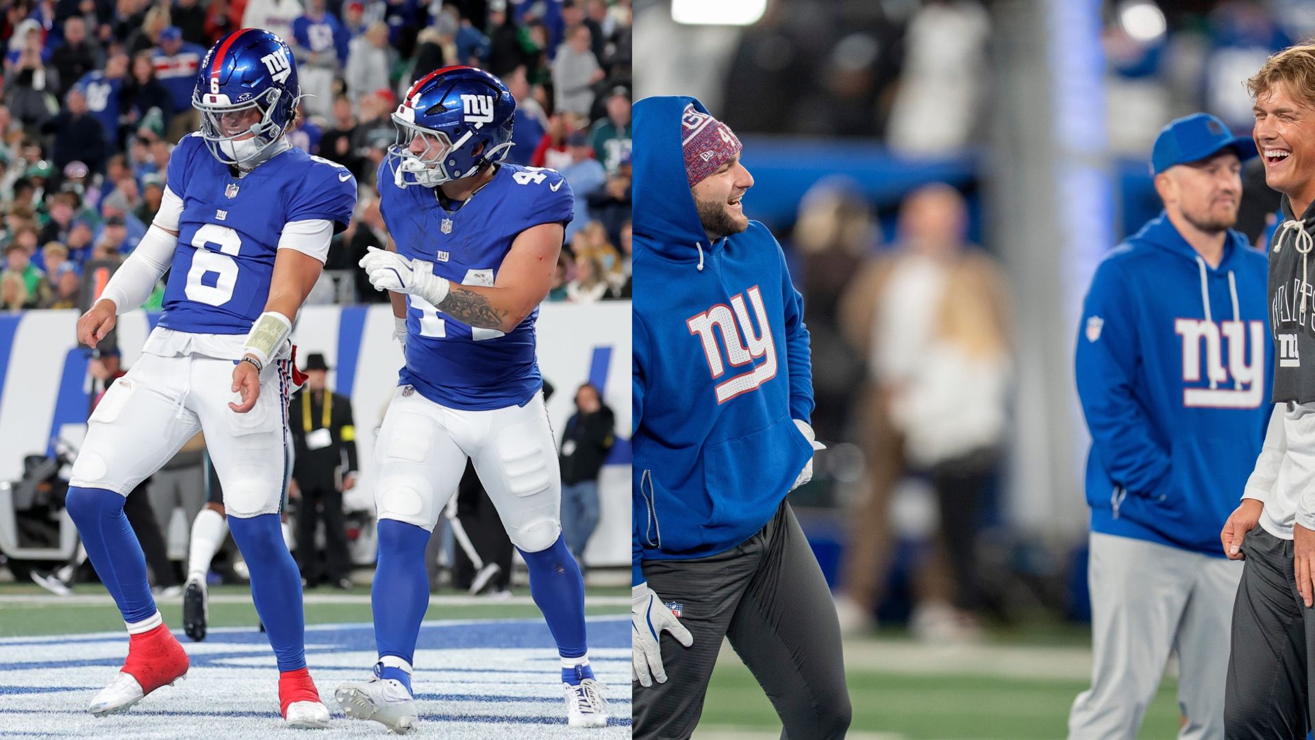 Cam Skattebo's Gruesome Season Ending Injury vs Eagles Draws Heartfelt Response From Jaxson Dart Cam Skattebo's Gruesome Season Ending Injury vs Eagles Draws Heartfelt Response From Jaxson Dart