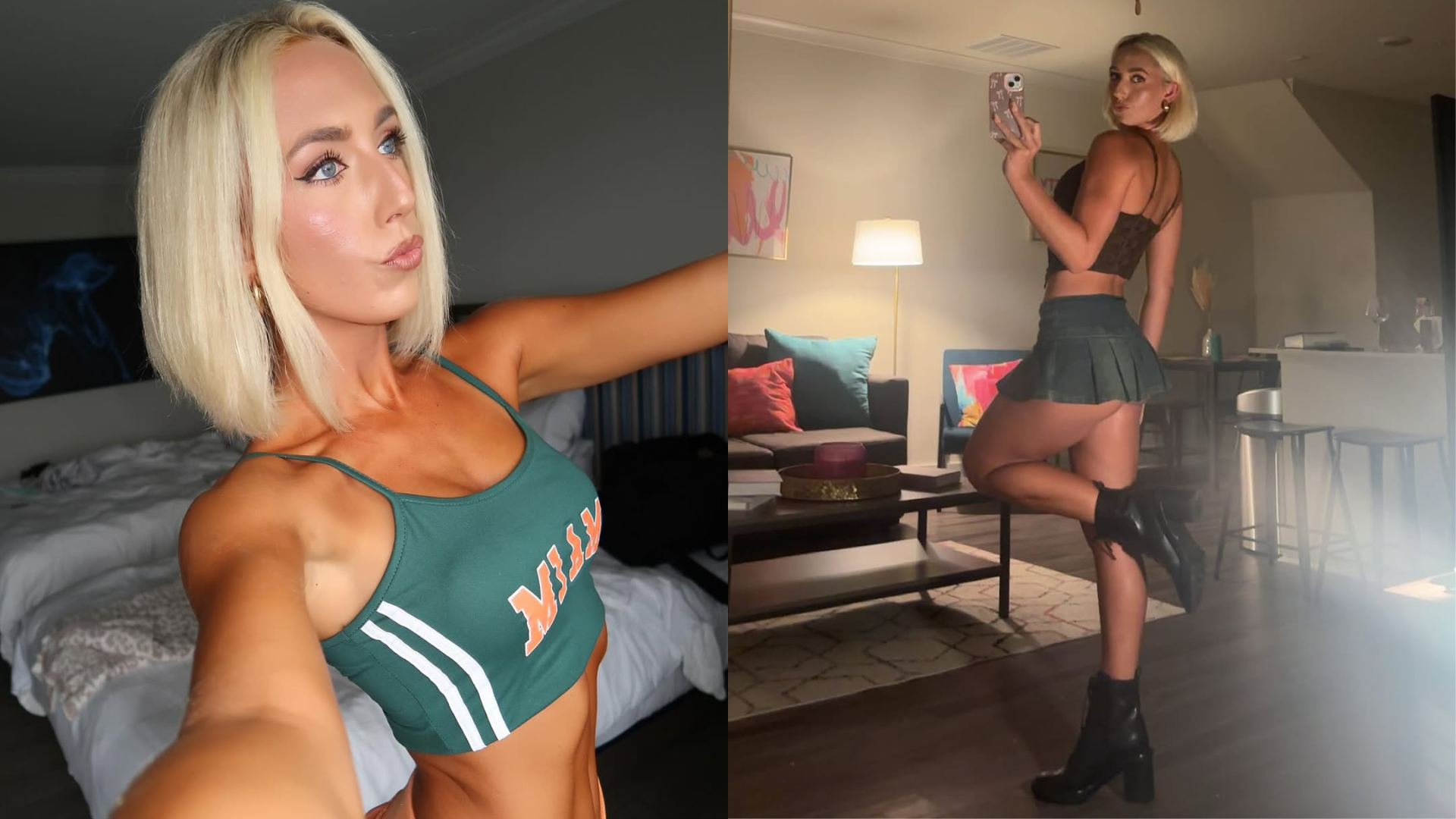 Carson Beck's Sister Kylie Shares 3-Word Reaction Flaunting Miami Colors Ahead of Stanford Matchup Kylie Beck. - Source: https://www.instagram.com/p/DPjsUvvEhmR/?img_index=8