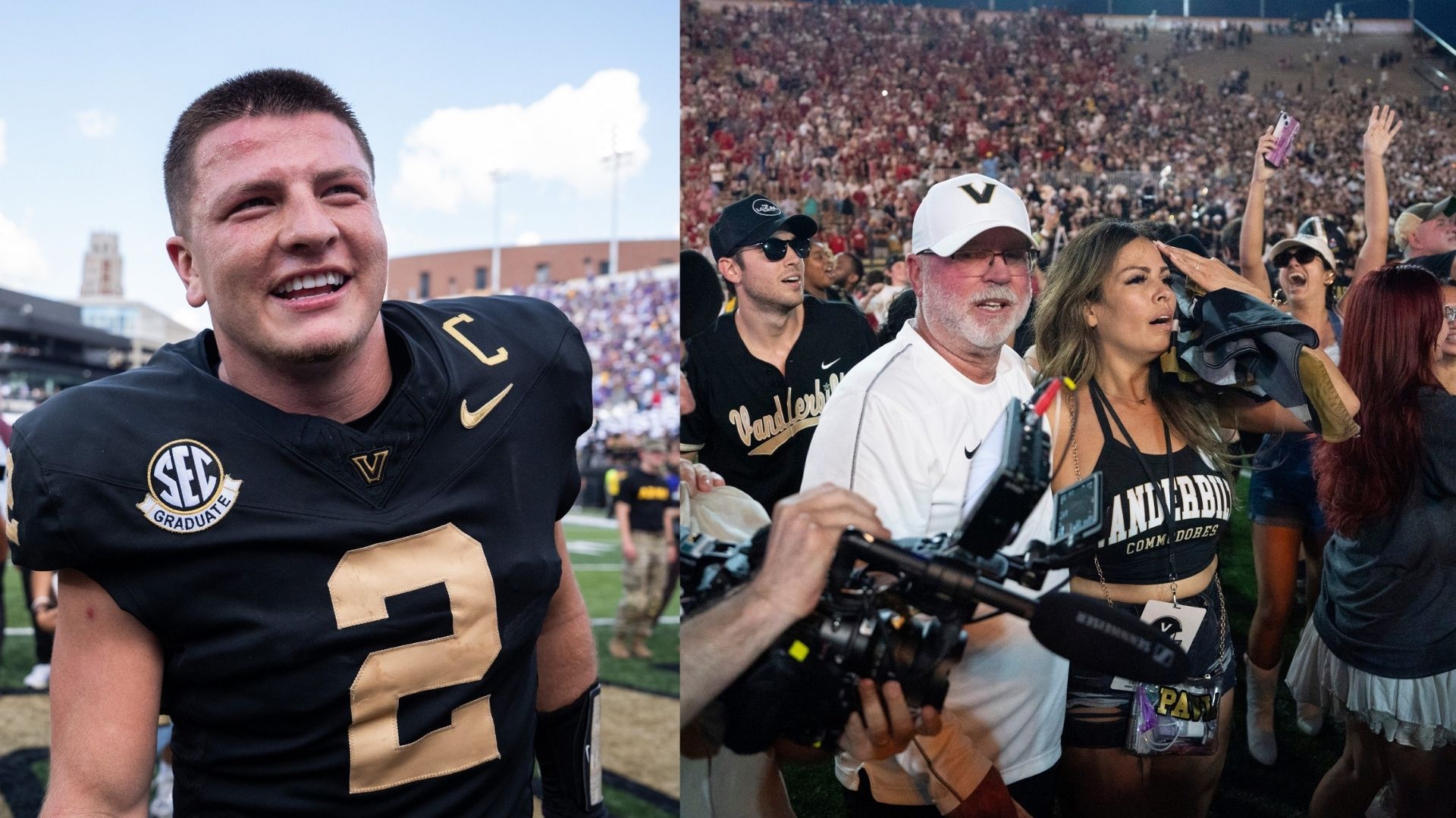 Fans React as Diego Pavia's Mom Steals Spotlight During Vanderbilt's Win vs LSU: 