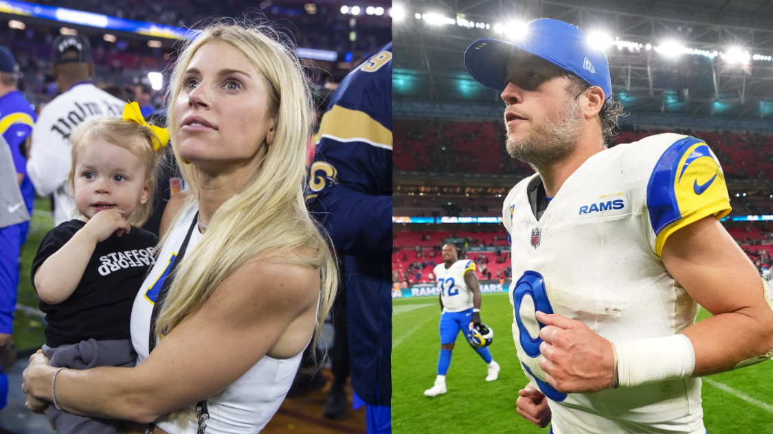 Fans React as Matthew Stafford's Wife Kelly Trolls Rams QB With Fake Pregnancy Announcement: 