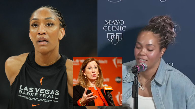 “I Was Honestly Disgusted”: A’ja Wilson Breaks Silence on Napheesa Collier And WNBA Commissioner Cathy Engelbert Fiasco