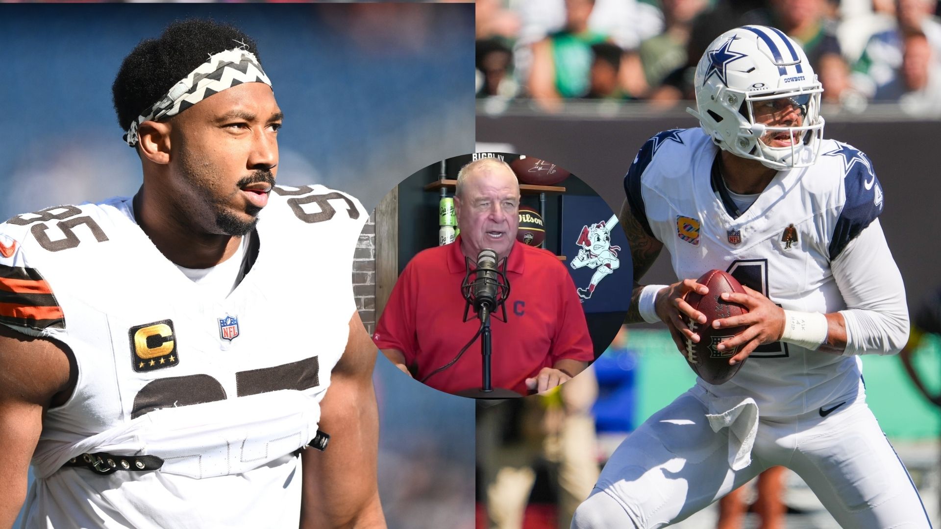 Insider Claims Myles Garrett's $160M Extension Based On Browns' Dak Prescott Trade Lie