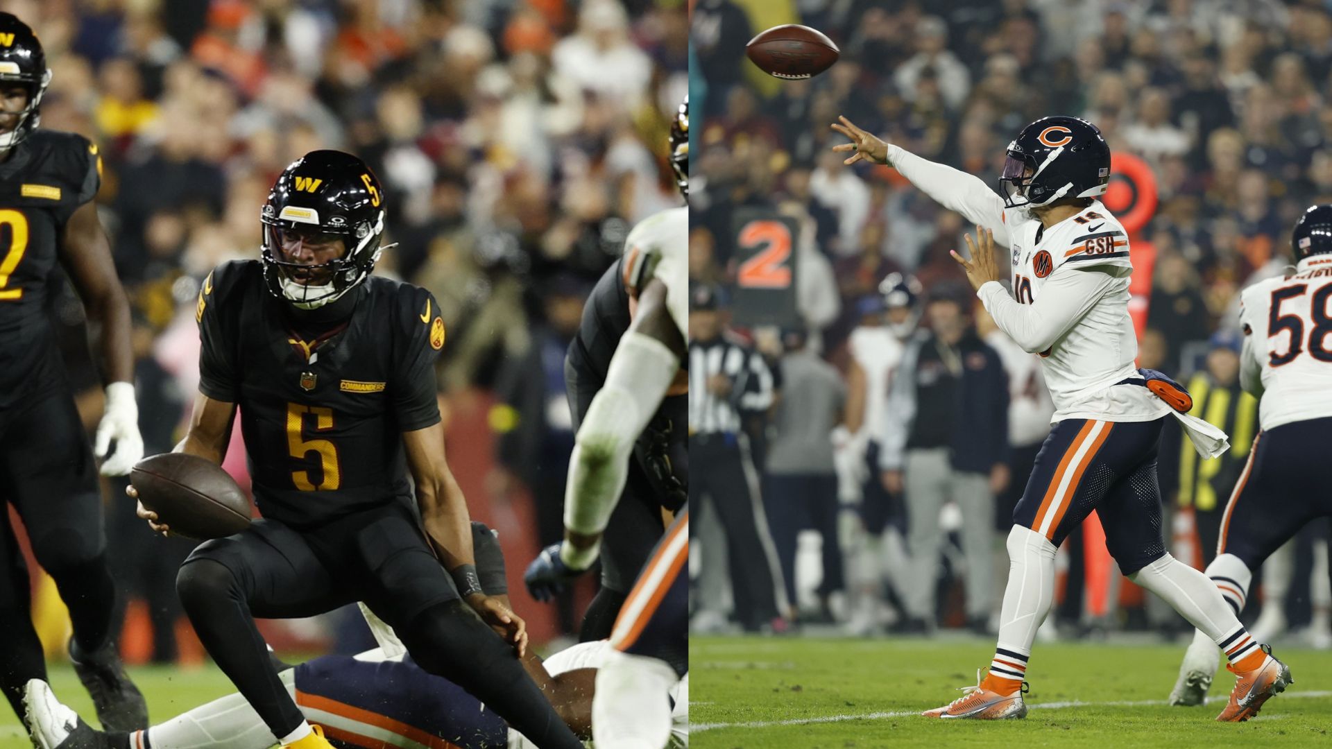 Jayden Daniels' Costly Error Vs Caleb Williams' Bears Draws Fan Fury: 