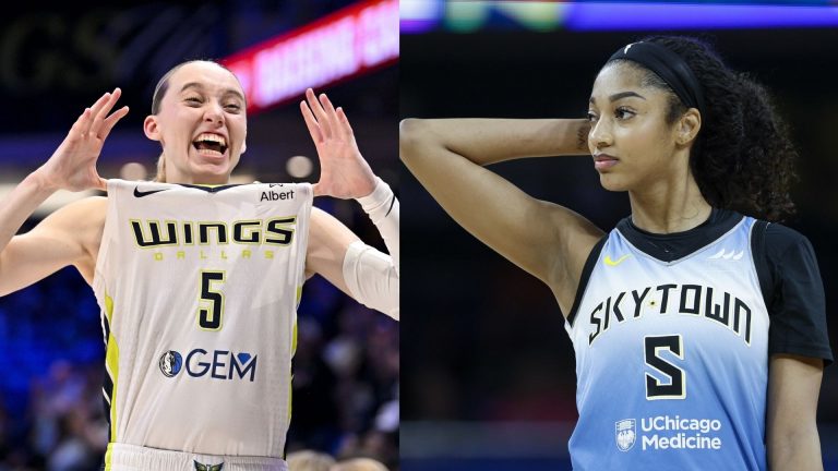 Paige Bueckers Drops 3-Word Reaction to Angel Reese Rocks Victoria Secret Runaway Walk in Pink Fit