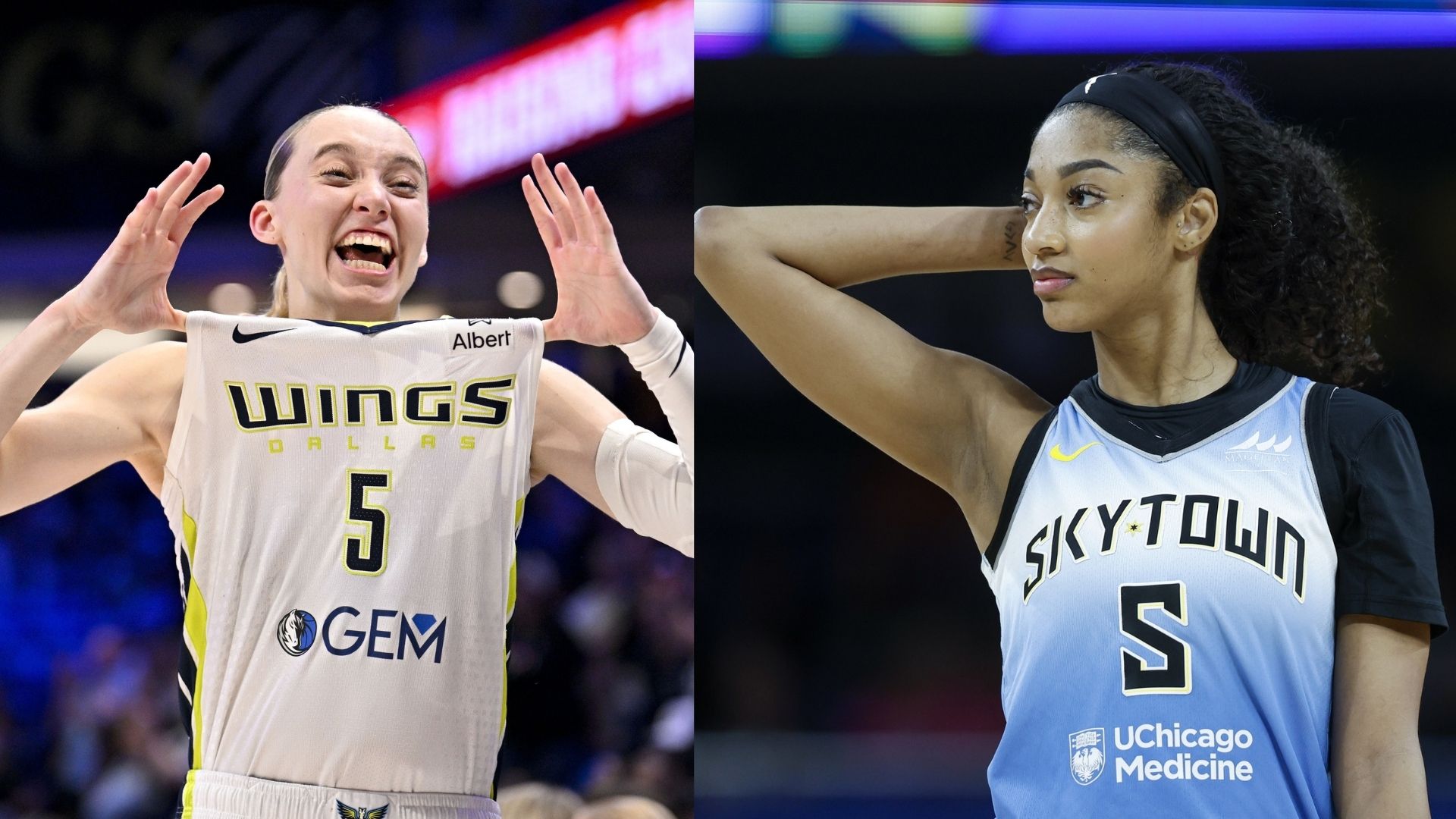 Paige Bueckers Drops 3-Word Reaction to Angel Reese Rocks Victoria Secret Runaway Walk in Pink Fit