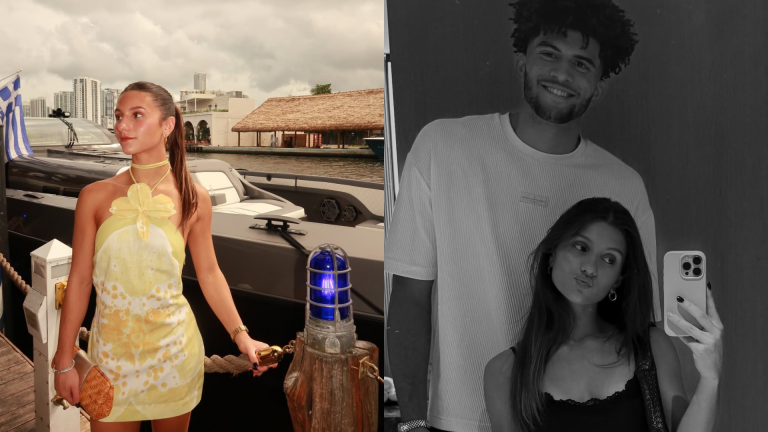 Yva Lauren Cao and Cameron Boozer. - Source: https://www.instagram.com/p/DP2lBwHjcTD/?img_index=1