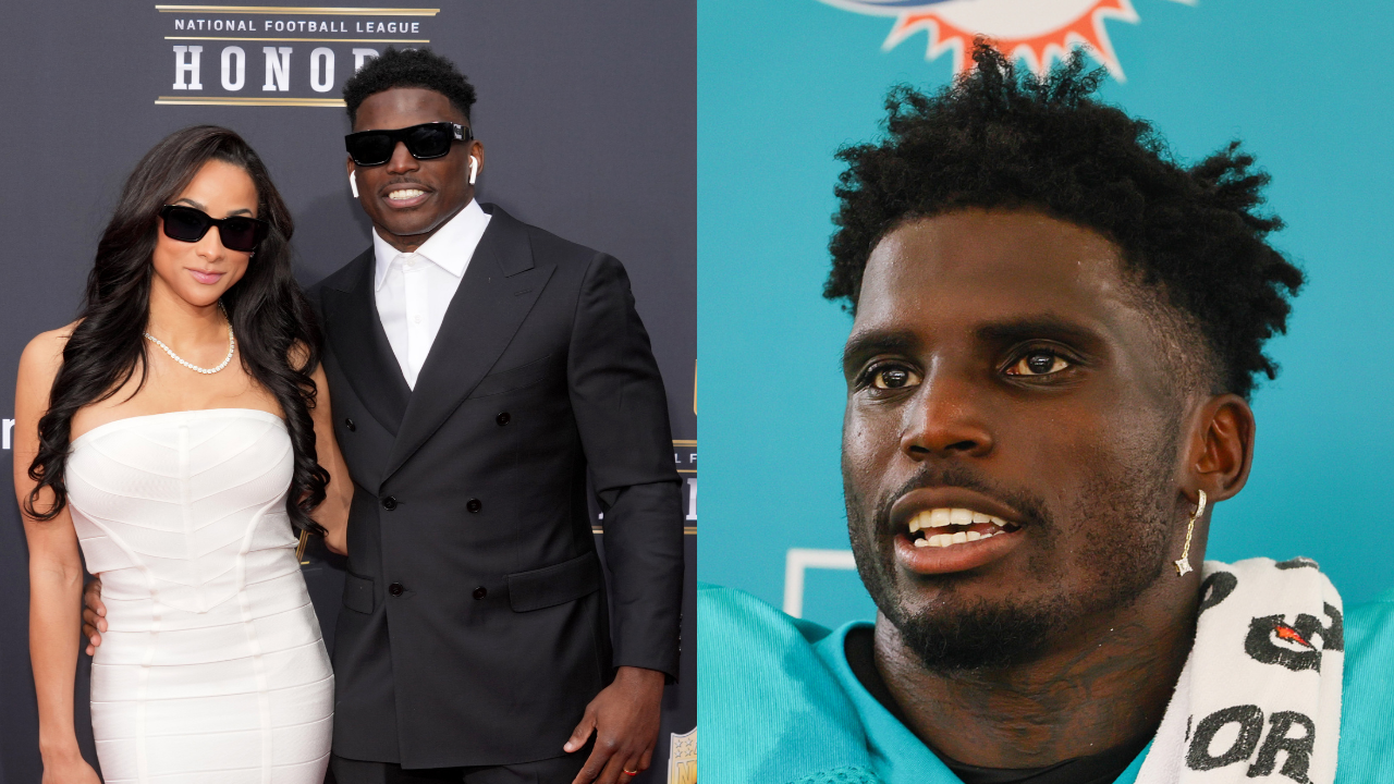 PICS: Tyreek Hill’s Estranged Wife Keeta Vaccaro Dons Stunning Red Corset Outfit Ahead of Halloween