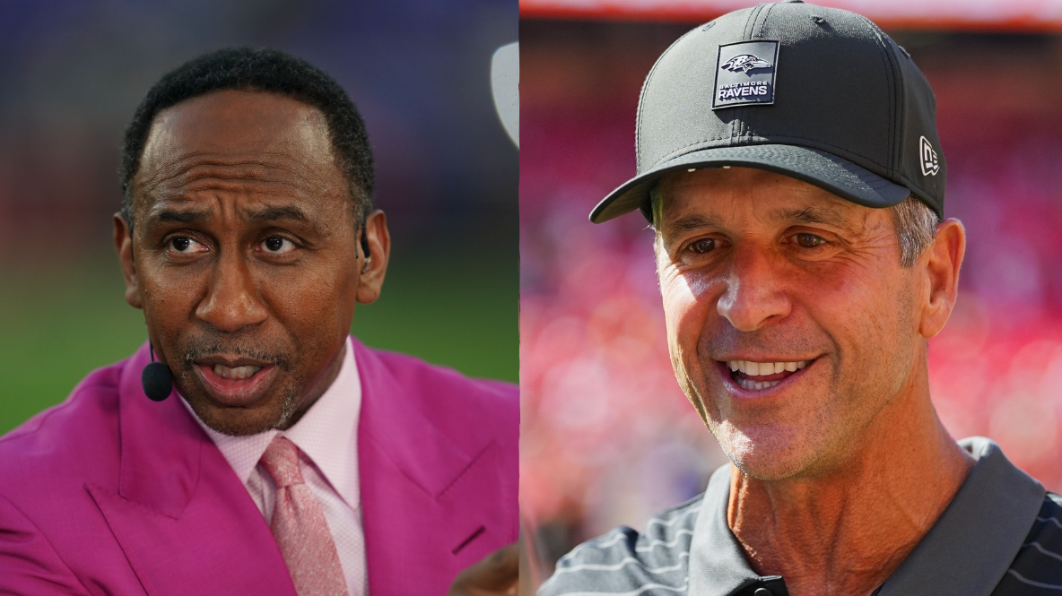 Stephen A. Smith Blasts 'Embarrassing' John Harbaugh As Ravens Get Blown Out 44-10 in Lamar Jackson's Absence