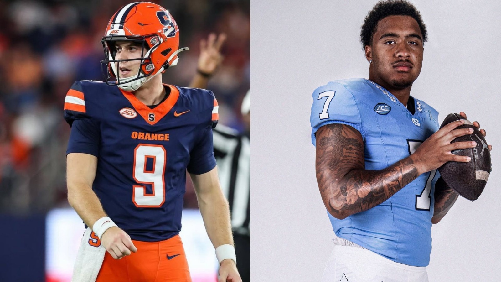 Syracuse vs North Carolina Players