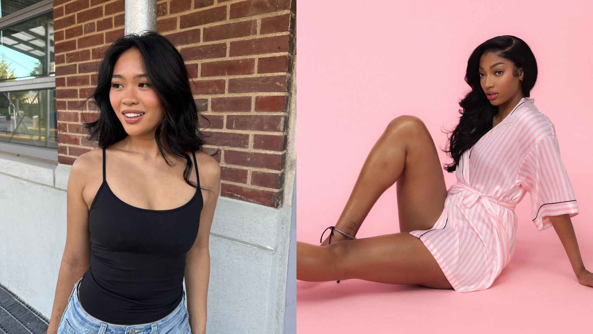 Suni Lee and Angel Reese. - Source: @sunisalee, @angelreese5 on Instagram