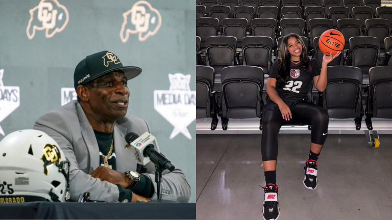 Shelomi and Deion Sanders. - Source: Imagn, https://www.instagram.com/p/DQIHADfkjC8/?img_index=2
