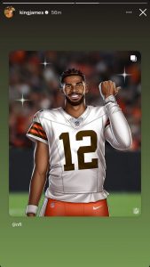 (image credits: @kingjames on Instagram)