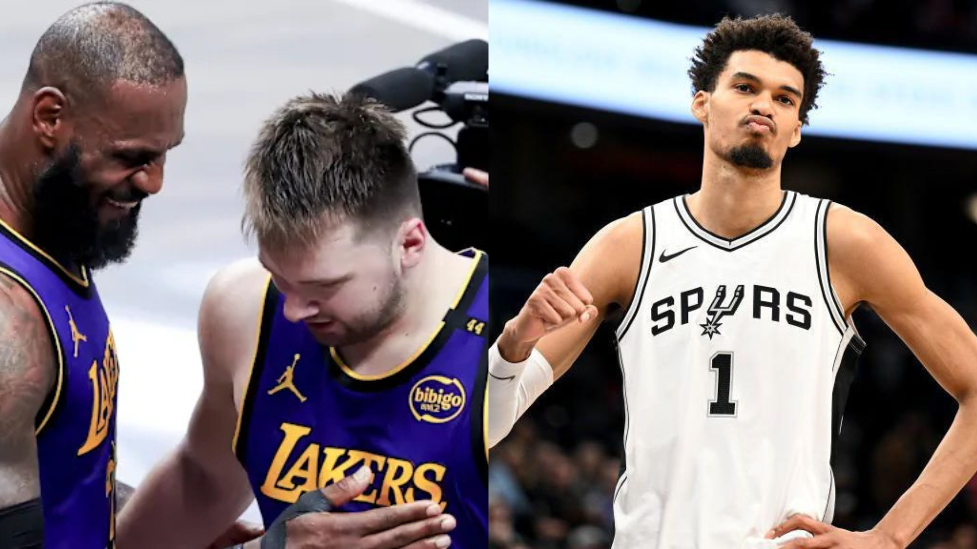 LeBron James, Luka Doncic and Victor Wembanyama. - Source: Imagn