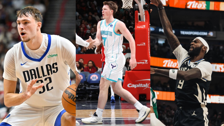 Cooper Flagg, Kon Knueppel and Bobby Portis. - Source: Imagn, https://www.instagram.com/p/DQVE1Wzkkef/?img_index=1, https://www.instagram.com/p/DQ7ctTYktHJ/?img_index=6