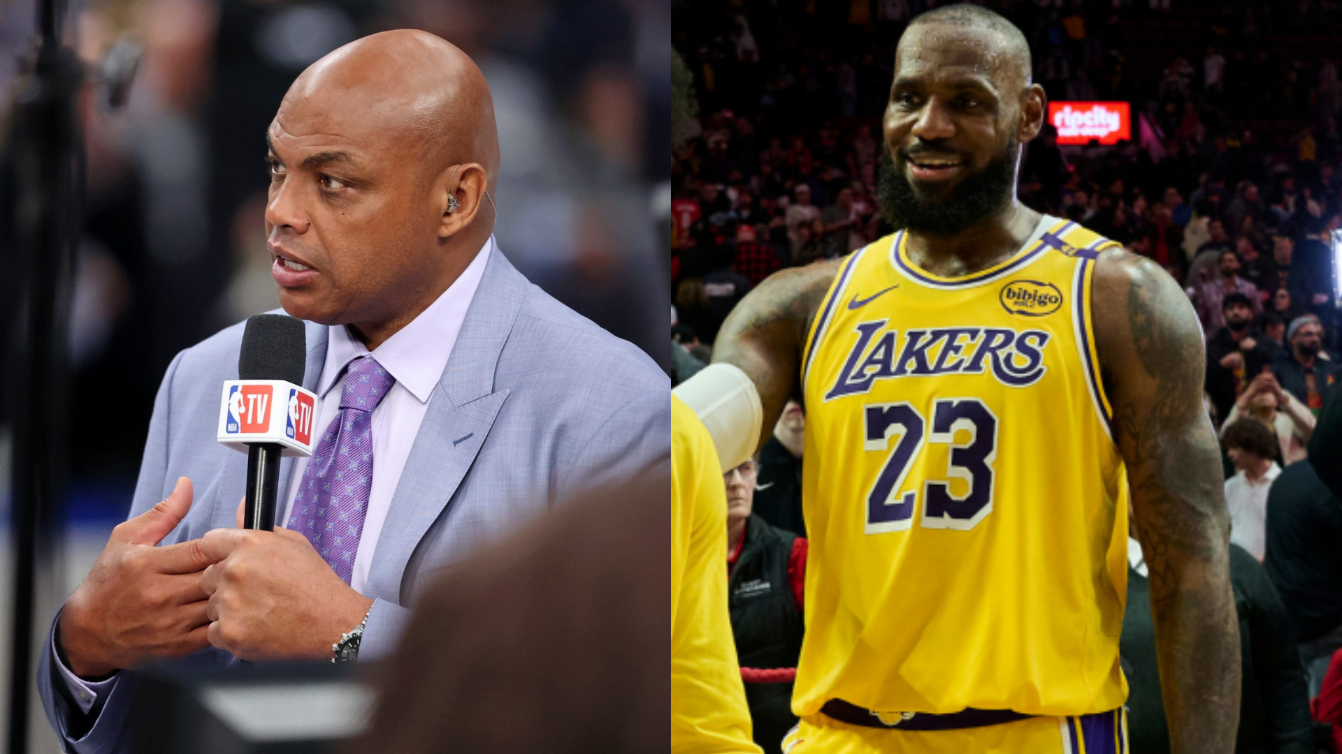 Charles Barkley and LeBron James. - Source: Imagn