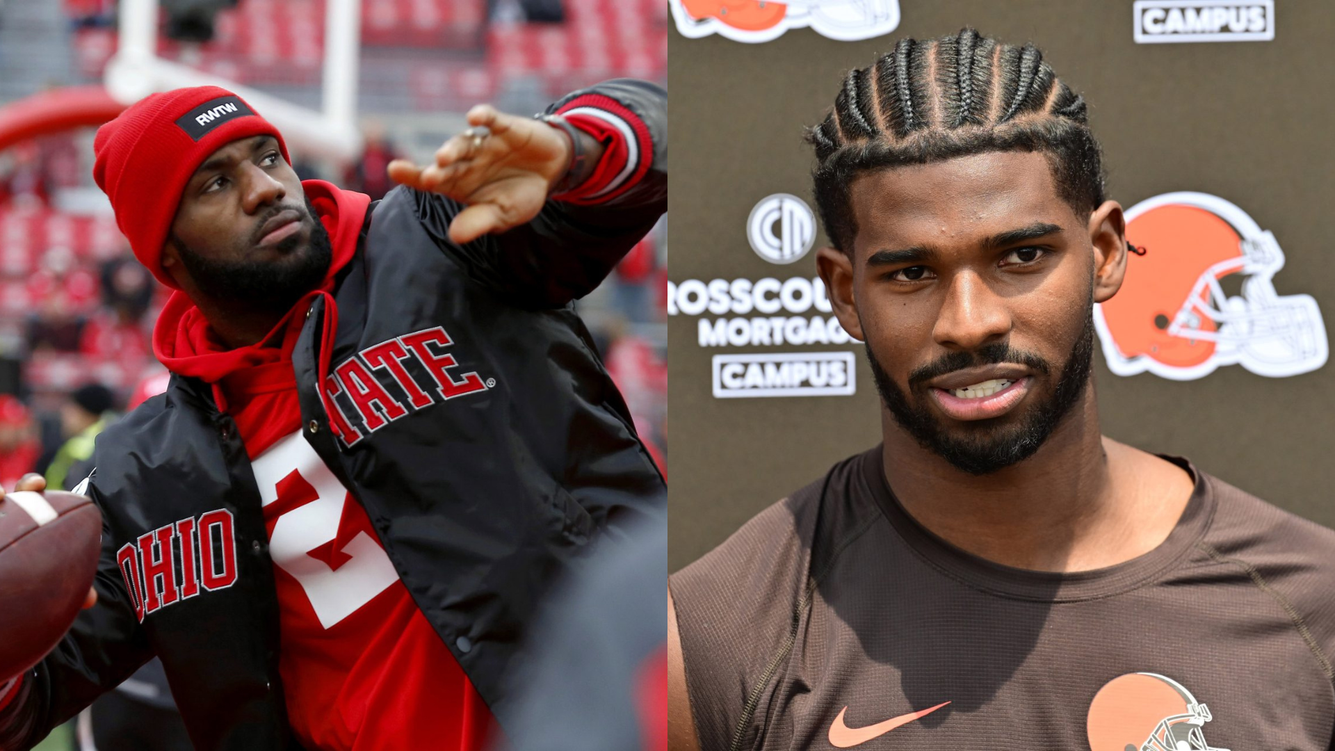LeBron James and Deion Sanders. - Source: Imagn