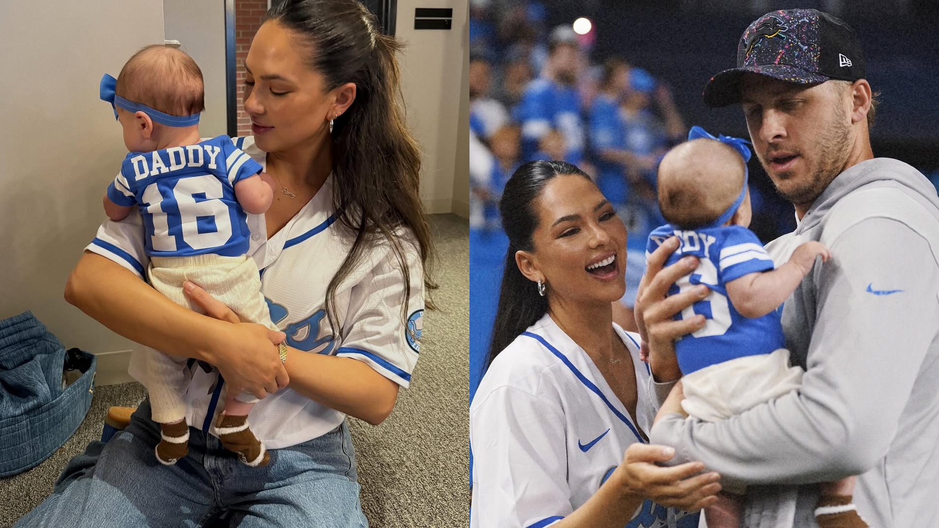 Christen and Jared Goff. - Source: https://www.instagram.com/p/DPPoRqQDzrP/?img_index=1