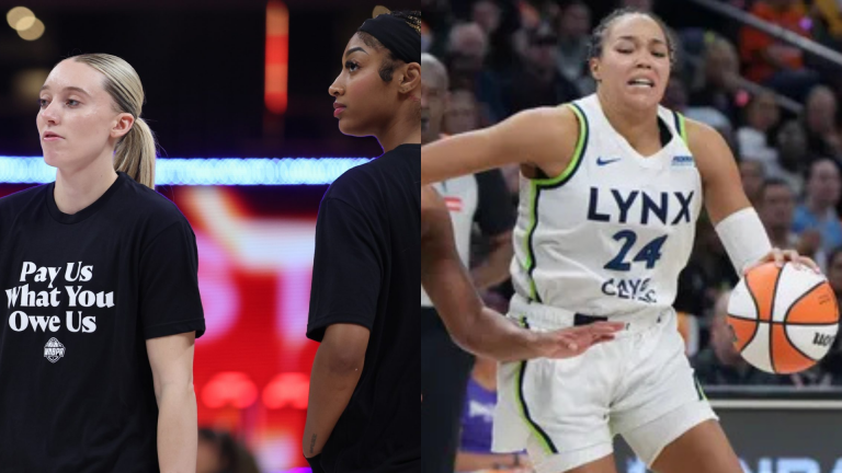 Paige Bueckers, Angel Reese and Napheesa Collier. - Source: Imagn